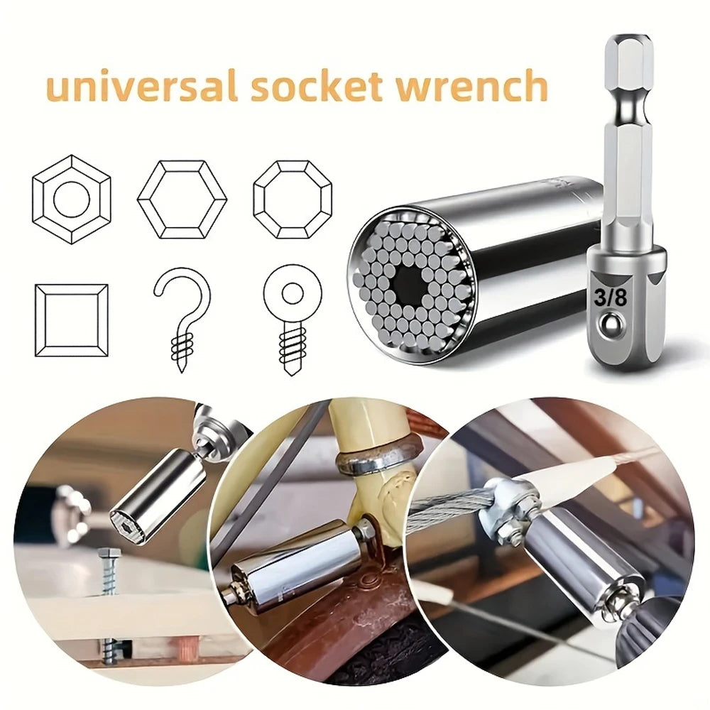 Universal Ratchet Socket Wrench