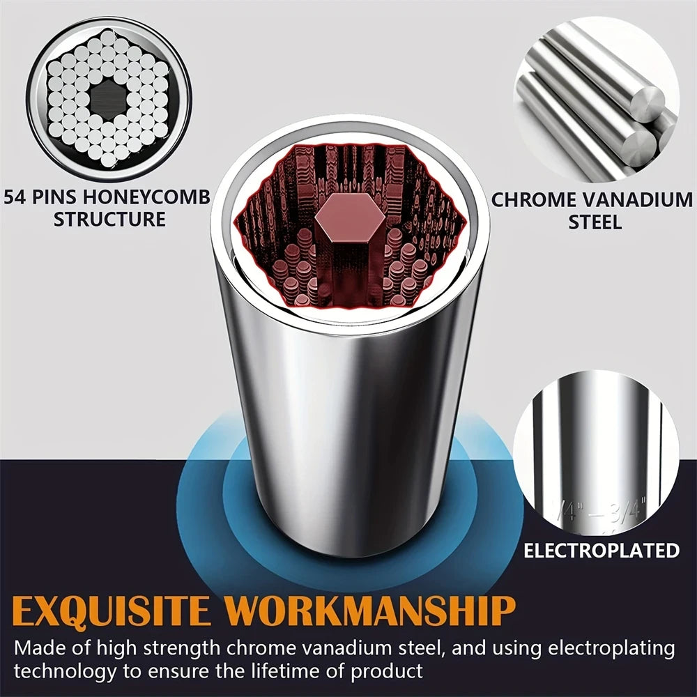 Universal Ratchet Socket Wrench