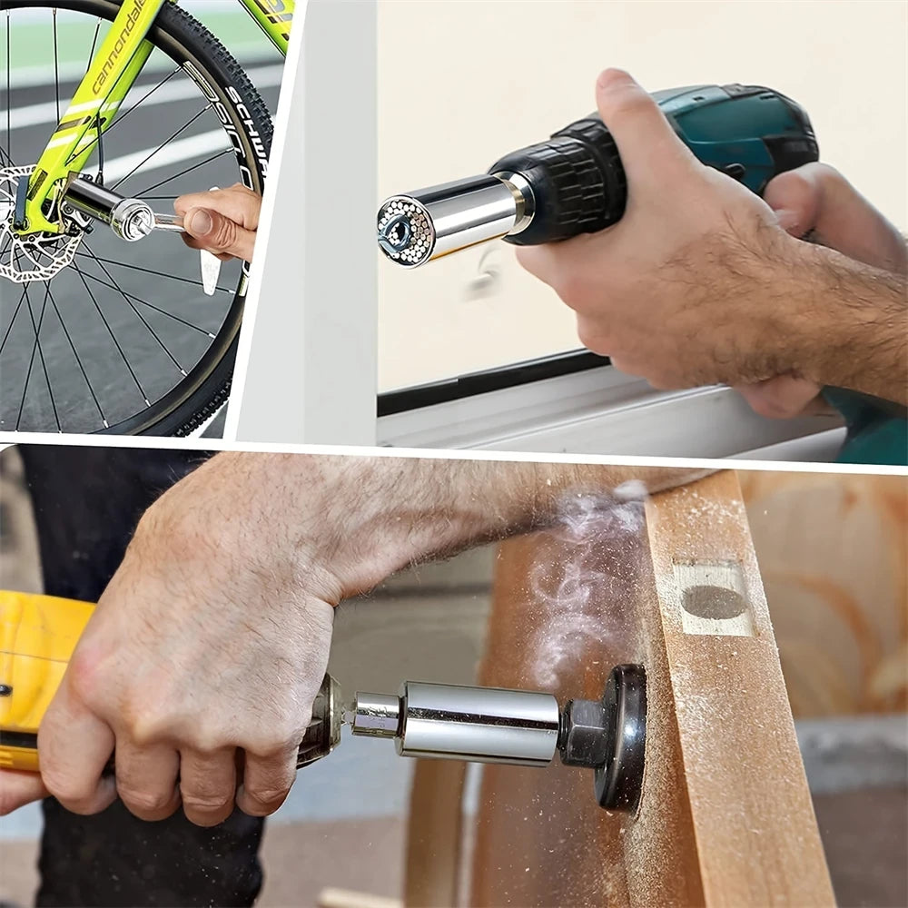 Universal Ratchet Socket Wrench